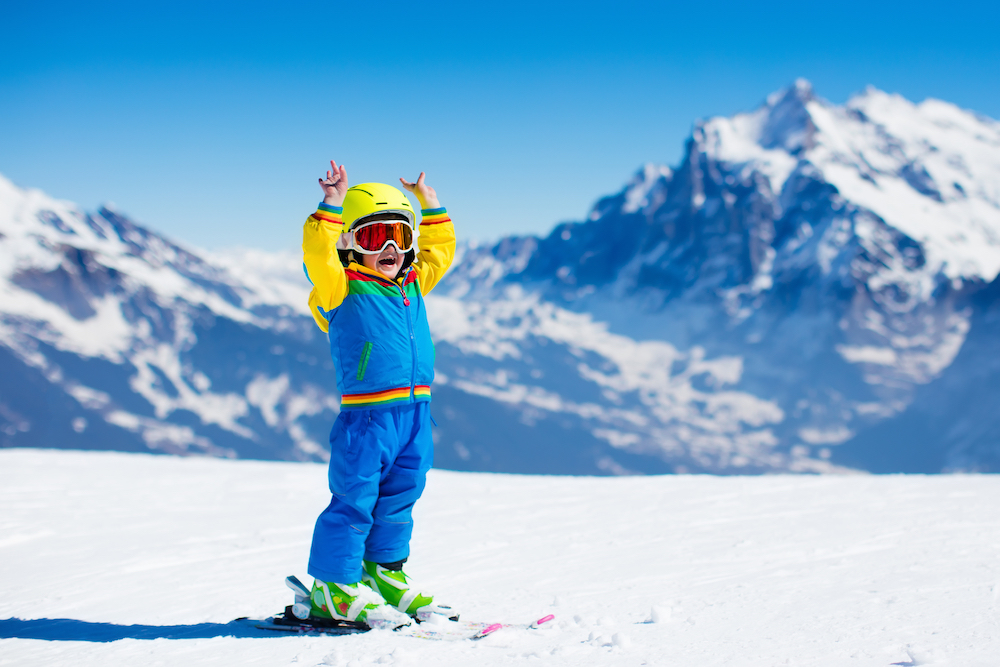 Hakuba Powder Mountain ski kids